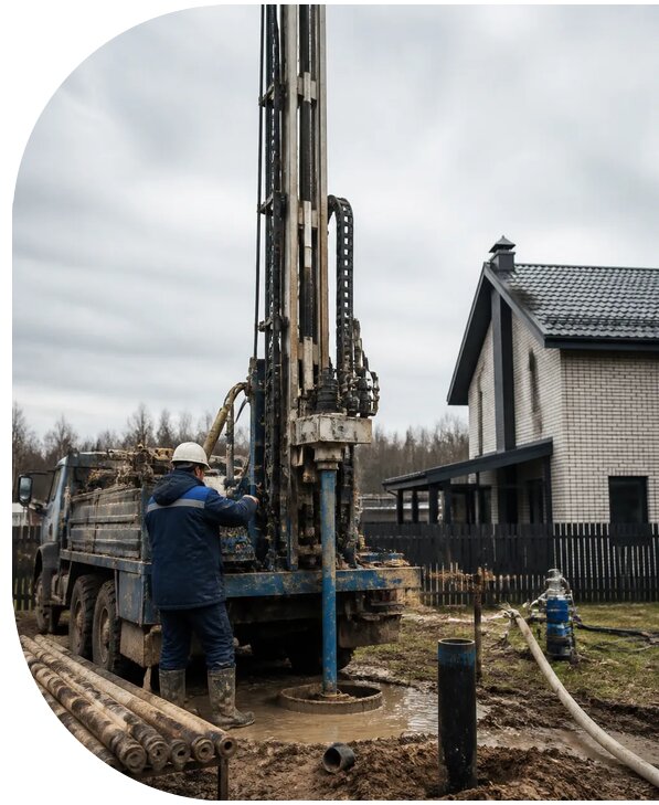 Бурение скважин на воду под ключ в Карасуке от 121884 р. | АПаруса-Кск